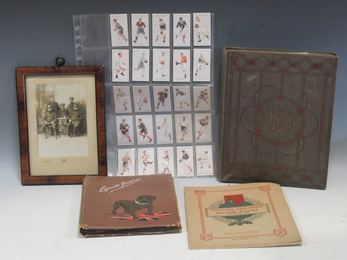 Lot 112 - A large collection of cigarette cards in...