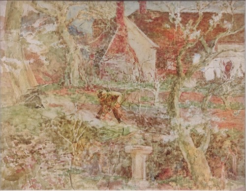 Lot 252 - Walter Duncan ARWS (1848 - 1932), Digging,...