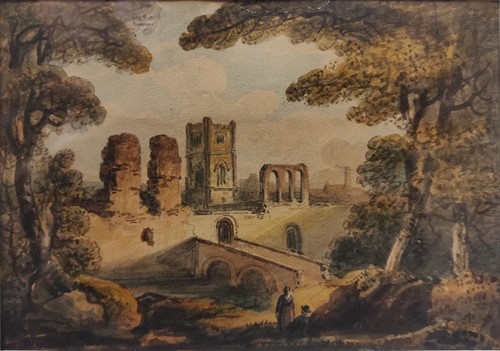 Lot 247 - James Duffield Harding, pencil study of Netley...