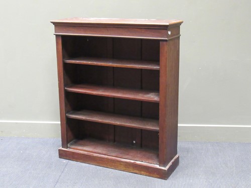 Lot 330 - A late 19th/ early 20th century mahogany open...