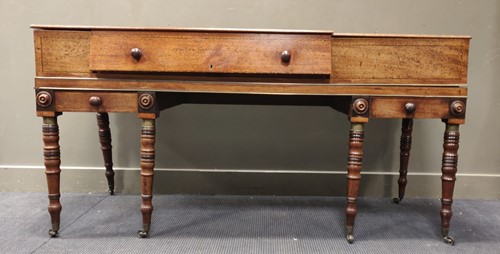 Lot 443 - A George III cased square piano, Circa 1795,...