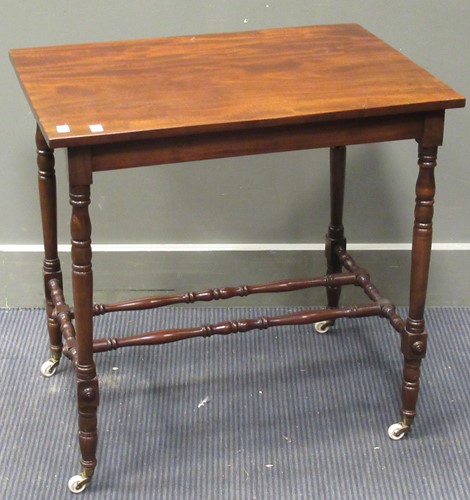 Lot 303 - A Regency mahogany centre table on castors 66...