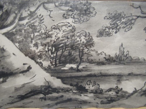 Lot 236 - Dr Thomas Monro (1759-1833), Riverside, ink...