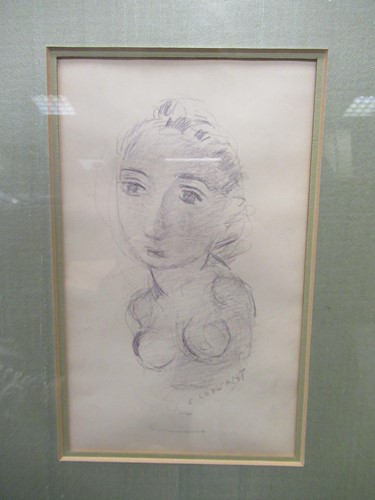 Lot 204 - George Constant, lithograph of a woman, 20 x...