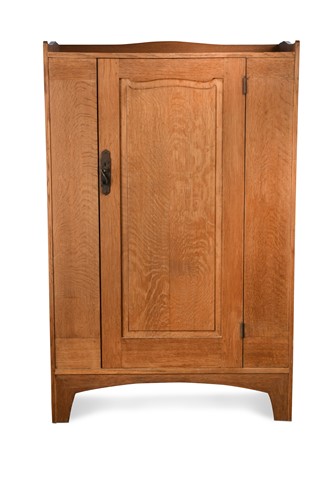 Lot 215 - Ambrose Heal for Heal & Son, an Arts & Crafts oak cupboard, circa 1898