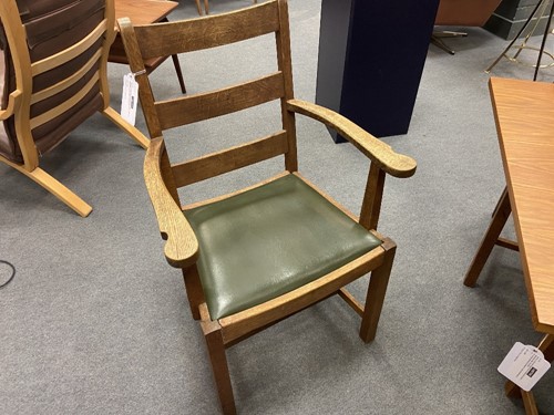 Lot 221 - A set of six Heal's oak dining chairs, circa 1930