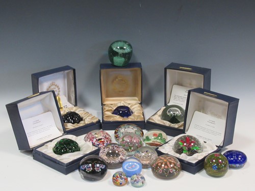 Lot 18 - A collection of paperweights, to include...