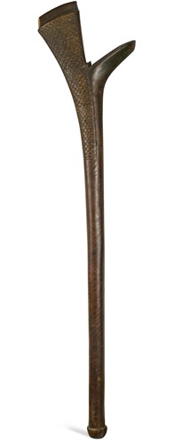 Lot 263 - A Fijian hardwood war club, 19th century