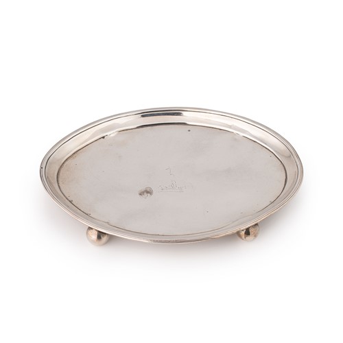 Lot 471 - A George III 18th century silver teapot stand, mark of Paul Storr