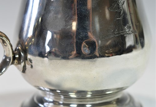 Lot 488 - A Victorian silver tankard