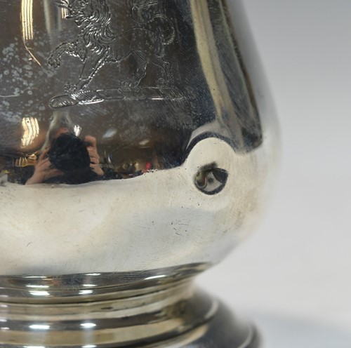 Lot 488 - A Victorian silver tankard
