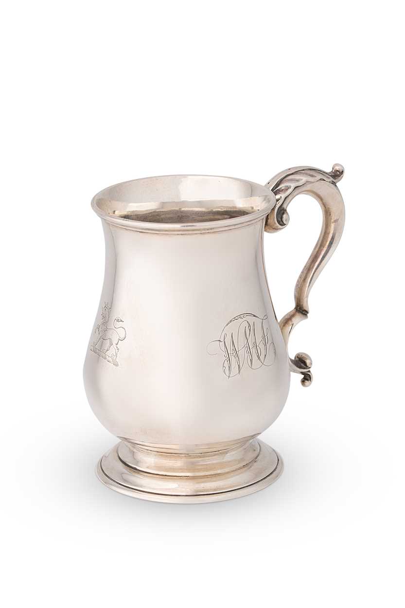 Lot 488 - A Victorian silver tankard