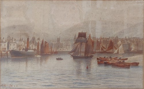 Lot 310 - Charles Arthur Cox (1857-1936) Coastal scenes...