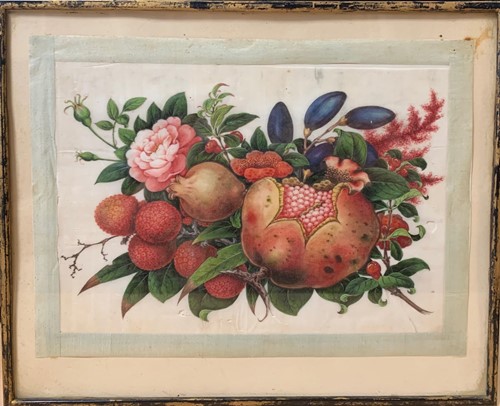 Lot 273 - Chinese School Still lifes of fruit and...