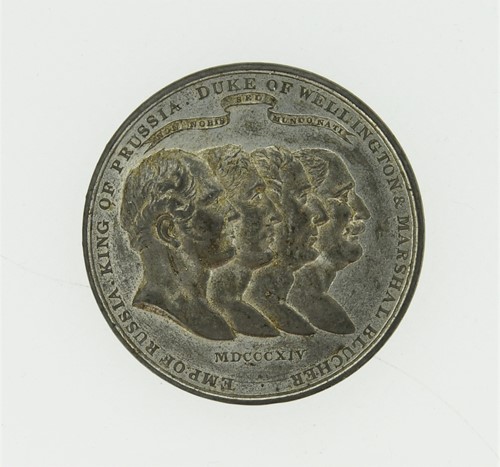 Lot 393 - Nelson and Wellington, five alloy medals