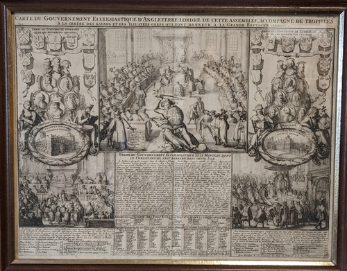 Lot 2 - Carte du Gouvernement Ecclesiastique...