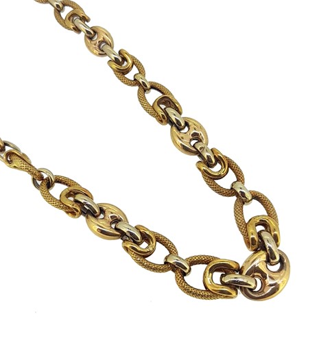 Lot 220 - A fancy anchor link chain