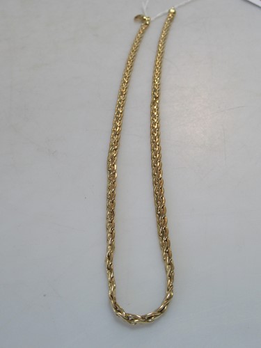 Lot 156 - A chain tested as 18ct gold, weight 12.6g