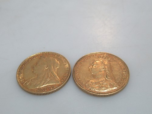 Lot 149 - Two full sovereigns dated 1887 and 1899 (2)