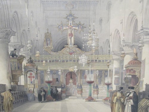 Lot 224 - After David Roberts RA, Chapel of the convent...