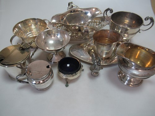 Lot 188 - A two handled silver trophy cup, together with...
