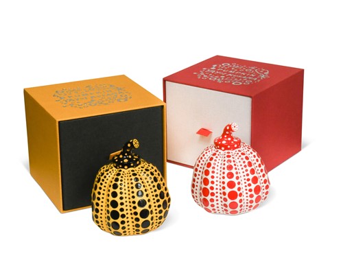 Lot 140 - Yayoi Kusama (1929-), Yellow Pumpkin and Red Pumpkin