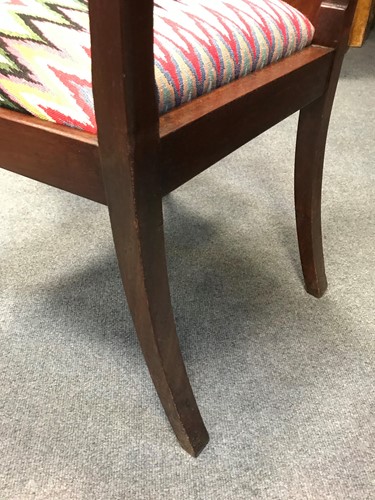 Lot 315 - A Regency mahogany desk chair
