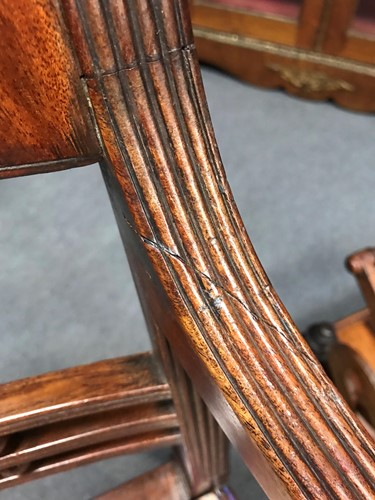 Lot 315 - A Regency mahogany desk chair