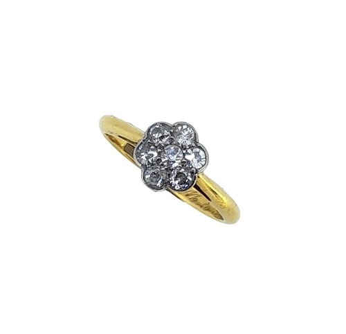 Lot 103 - An early 20th century diamond ring