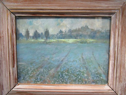 Lot 216 - Virginia Ridley, two oil on boards, to include,...