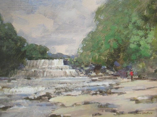 Lot 244 - Owen Waters (British 1916-2004), Aysgarth...
