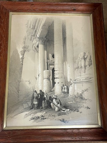 Lot 4 - After David Roberts (1796-1864) Temple called...