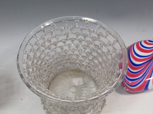 Lot 5 - Four Victorian glass dump paperweights, a...