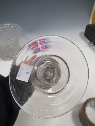 Lot 5 - Four Victorian glass dump paperweights, a...