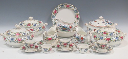 Lot 31 - A Booths Floradora and Pompadour pattern,...