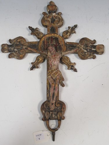 Lot 63 - An Italianate painted wooden form of the...