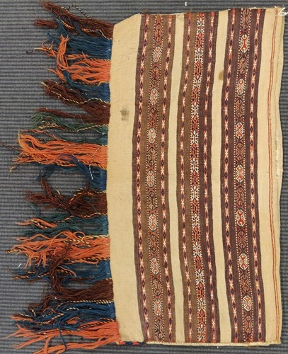 Lot 415 - Two finely woven soumak torbas, 75 x 43cm and...