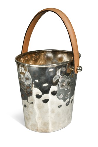 Lot 183 - A contemporary silver-plated ice bucket
