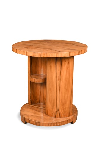 Lot 239 - An Art Deco walnut centre table