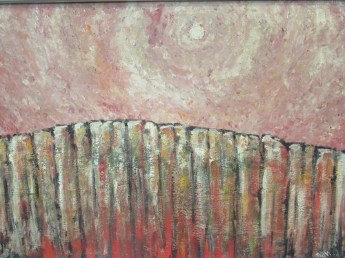 Lot 194 - David Blight, Dawn of Creation, signed, oil on...