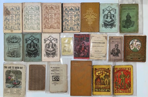 Lot 193 - Popular songbooks, 19th century, in paper...