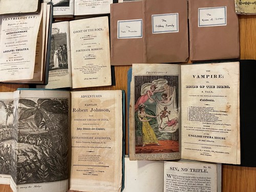 Lot 240 - Chapbooks, 19th century, a collection, most in...