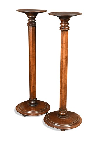 Lot 464 - A pair of mahogany pedestals, early 19th century