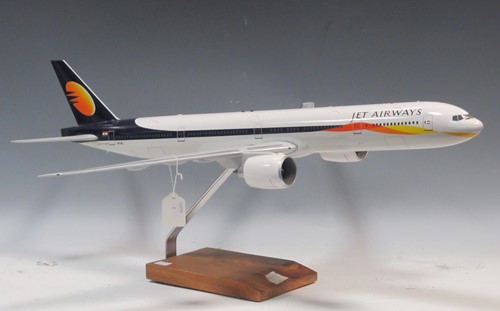Lot 129 - A Bravo Delta model of a Jet Airways Boeing...