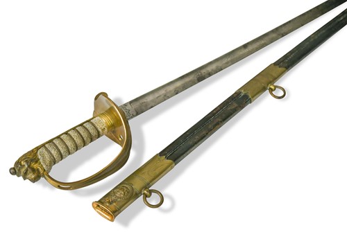 Lot 426 - A British Naval 1827 pattern sword by J. Gieve & Sons