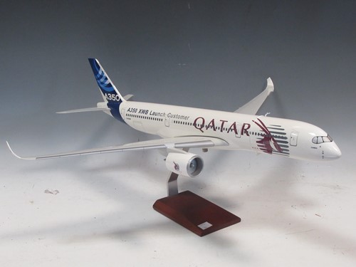 Lot 126 - A model of a Qatar Airline Airbus A350, F-WZNM,...