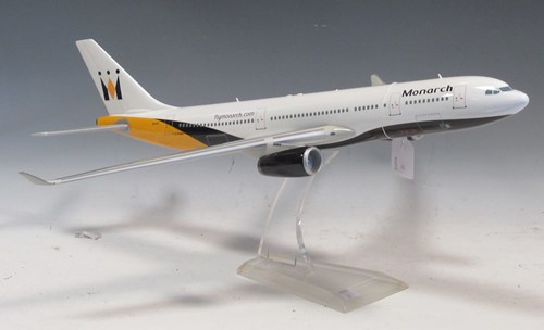 Lot 125 - A model of a Monarch A330 passenger craft,...