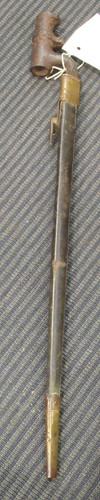 Lot 154 - A Snider Enfield style bayonet with a leather...