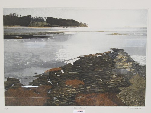 Lot 234 - Philip Greenwood (1943-) Sunset lithograph,...