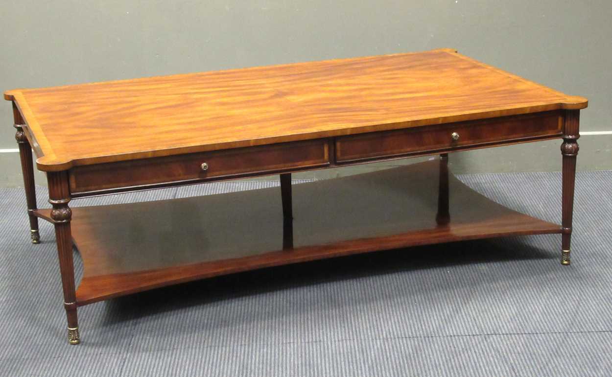 Lot 341 - A Brights of Nettlebed two-tier mahogany...